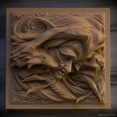 Patterns and decorations Ultramegon 1 3d model